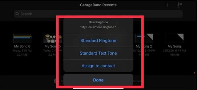 Set any song as iPhone ringtone