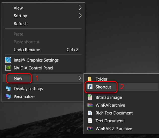 Create Desktop Shortcut