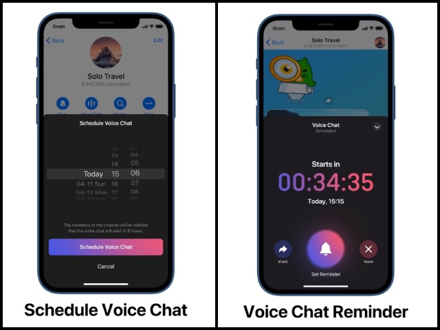 Telegram Update Brings Scheduled Voice Chats  New Web Apps   More - 64