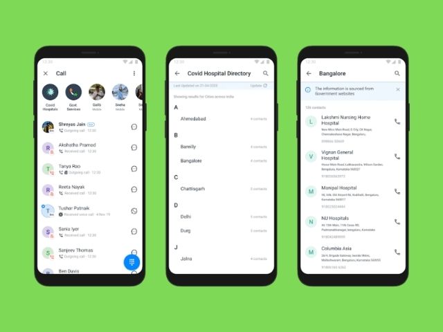 Truecaller Adds a Dedicated COVID 19 Healthcare Directory - 97