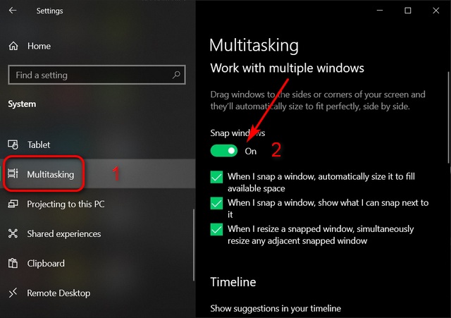 Use Split Screen in Windows 10 to Run Multiple Applications Side by Side body 2