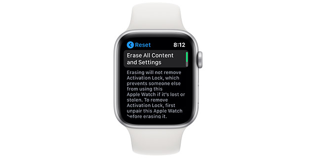 unpair and re-pair apple watch