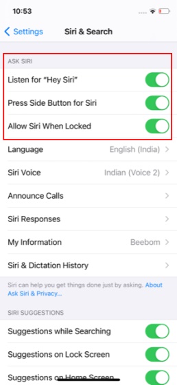 call emergency contact using siri