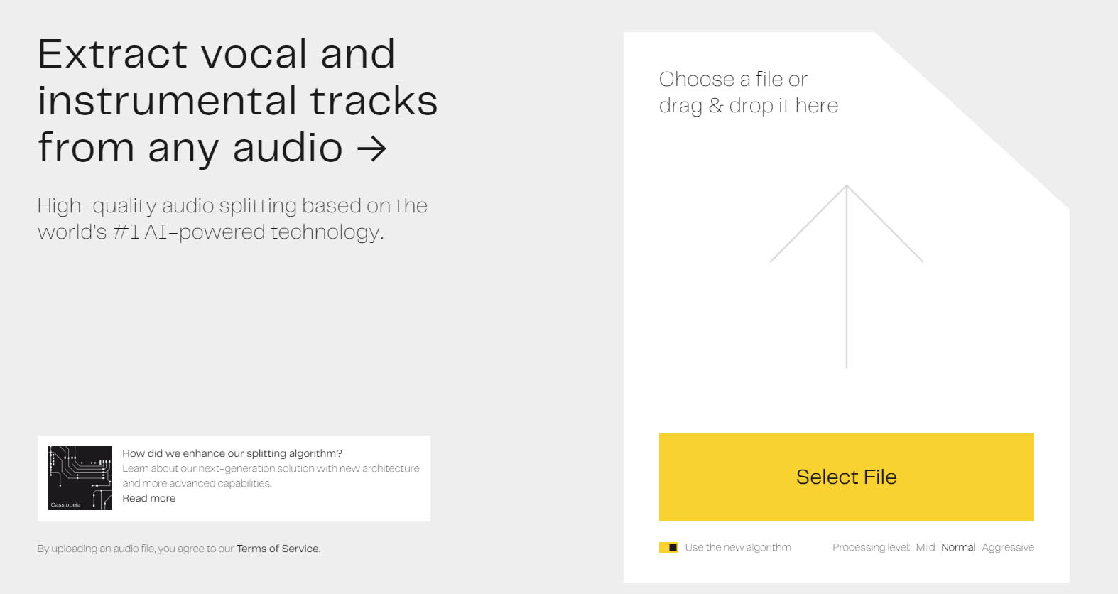 Extract Vocals and Audio from Music with LALAL.AI