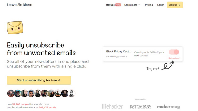 how to unsubscribe from emails fast