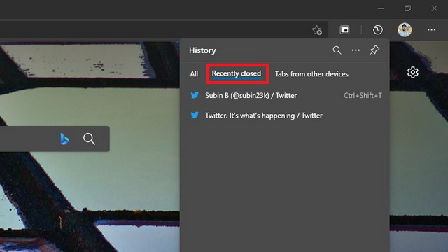 How to Search Recently Closed Tabs on Chrome and Edge - 17