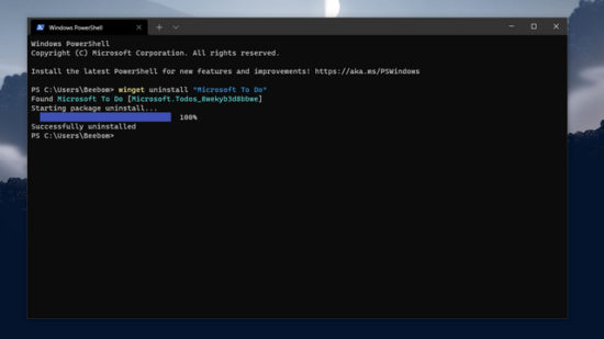 How to Uninstall Apps Using Windows Package Manager | Beebom
