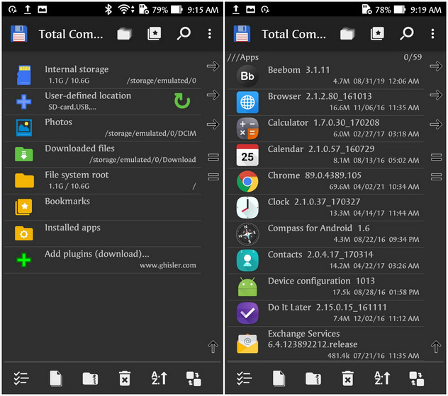 Total Commander; Best File Manage Apps for Android