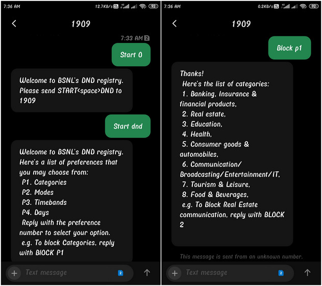 Activate Do Not Disturb (DND) in India on BSNL, Register for Do Not Call Registry