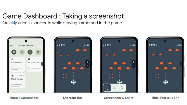 Android 12 game dashboard
