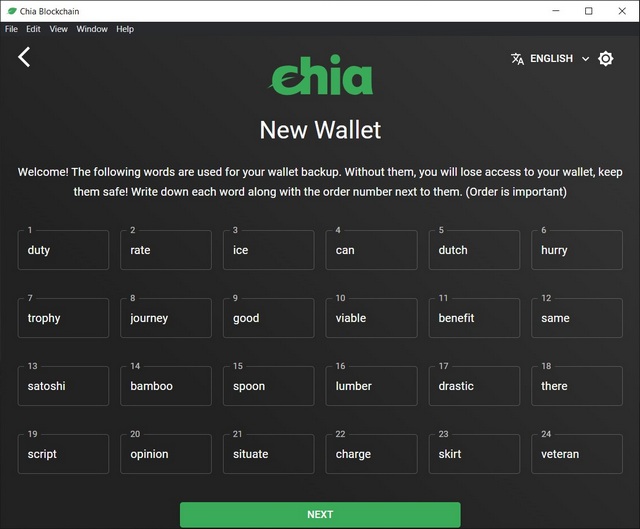 chia blockchain windows 7