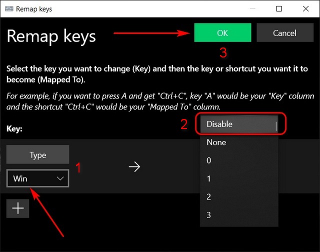 Disable Windows Key Microsoft PowerToys
