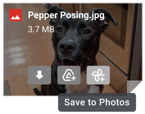 Google Adds New Save to Photos Button on Gmail 