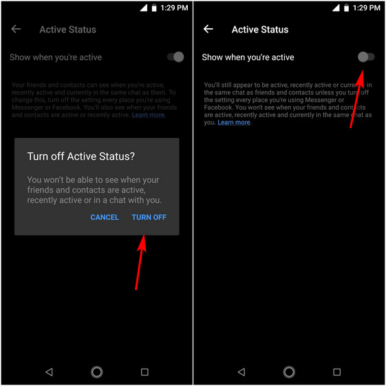 How to Hide  Active  Status on Facebook - 68