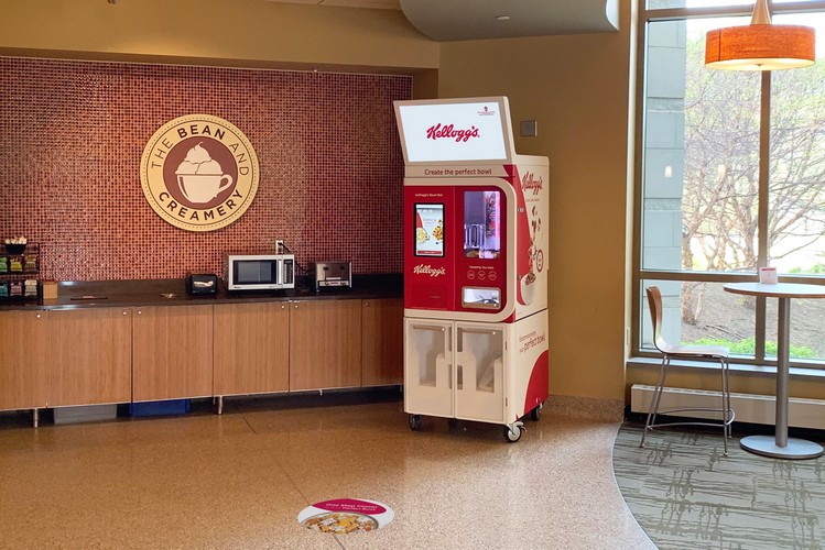 Kellogg's Launches Cereal Vending Machine to Make it Easier to Serve