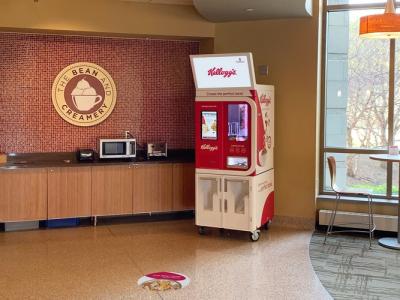 Kellogg's Bowl Bot cereal-making vending machine