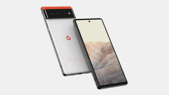 Pixel 6 onleaks render