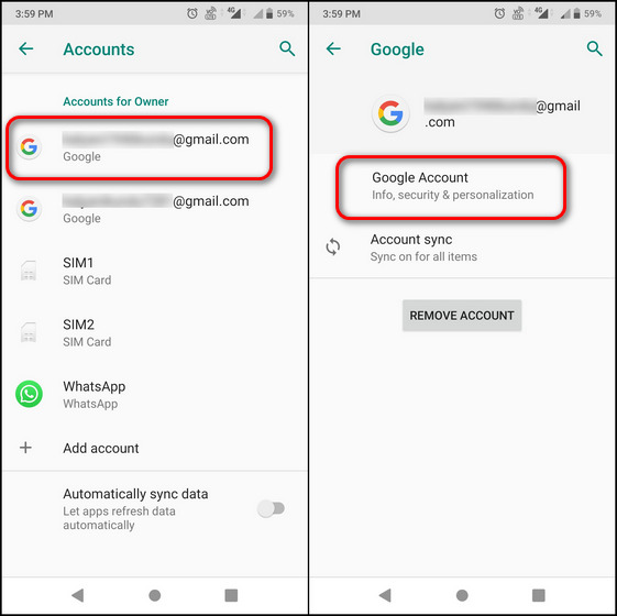 How to Sign out of One Google Account When Using Multiple Accounts - 66