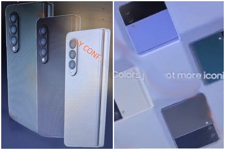 Samsung Galaxy Z Fold 3 and Z Flip 3 images leaked feat.