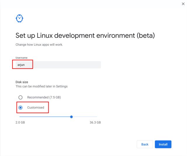 ChromebookでLinuxを使用する（2021年5月更新）