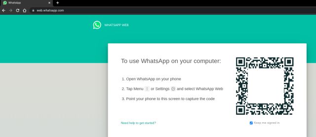 how to use chrome laptop to download whatsapp