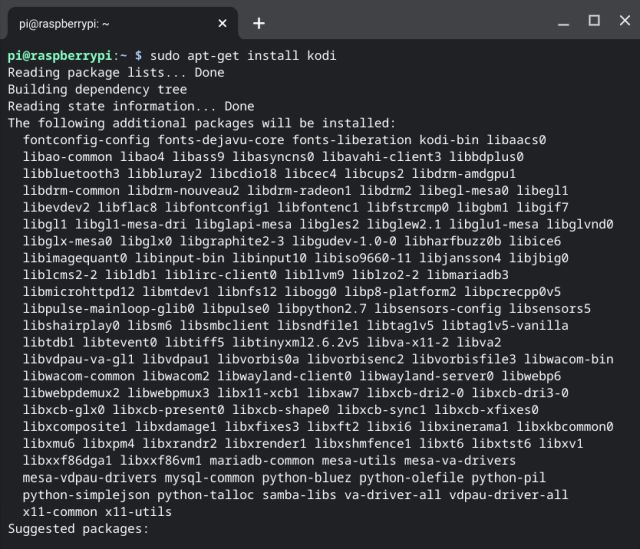 update kodi on raspberry pi