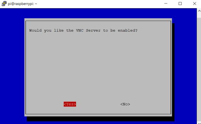 Aktivieren Sie den VNC-Server