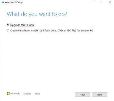 does media creation tool only work with windows 10 pro