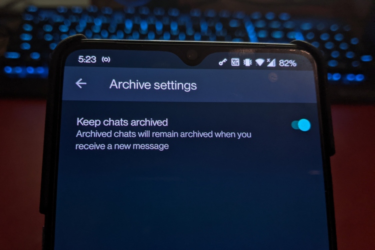 WhatsApp Will No Longer Push Chats out of the Archive