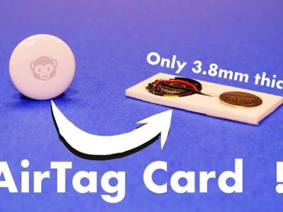 YouTuber Turns an AirTag into a Card for Wallets