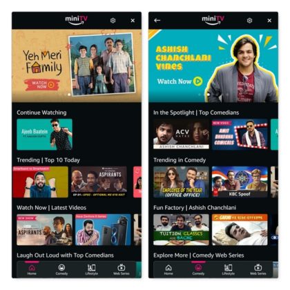 Amazon miniTV is a Free Video Platform Within the Amazon App | Beebom