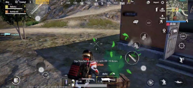 battlegrounds mobile india 'finish' effect