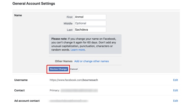 How to Change Your Name on Facebook  2022  - 74