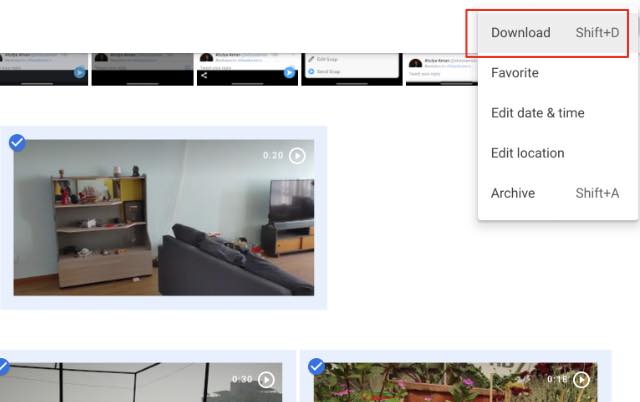 download images from google photos