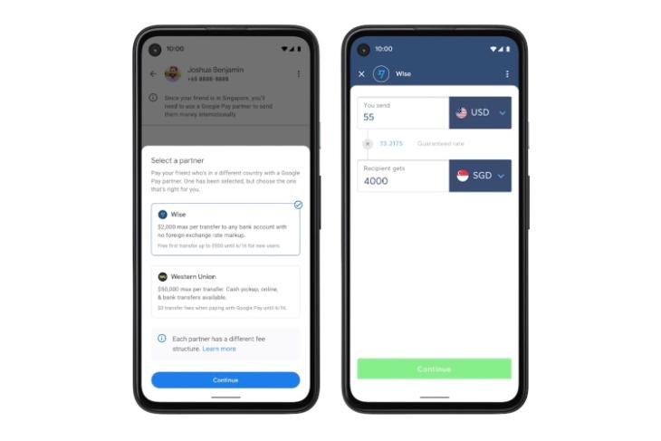 send money to india google pay