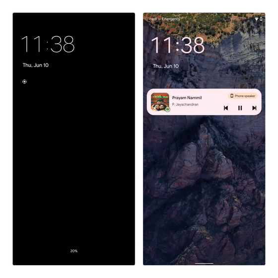 lockscreen with notifications beta 2