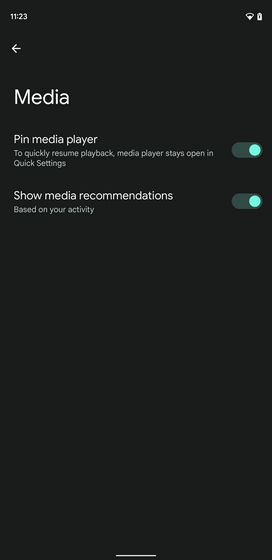 media recommendations based on activity