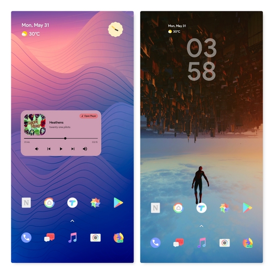 mehr Android 12-Widgets