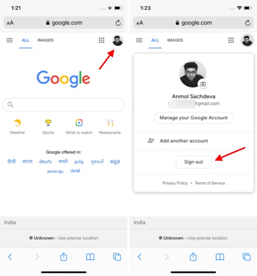 HOW TO SIGN IN WITH GOOGLE ACCOUNT IN IOS