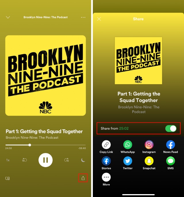 Spotify Improves Sharing with Timestamps, Canvas Previews and More