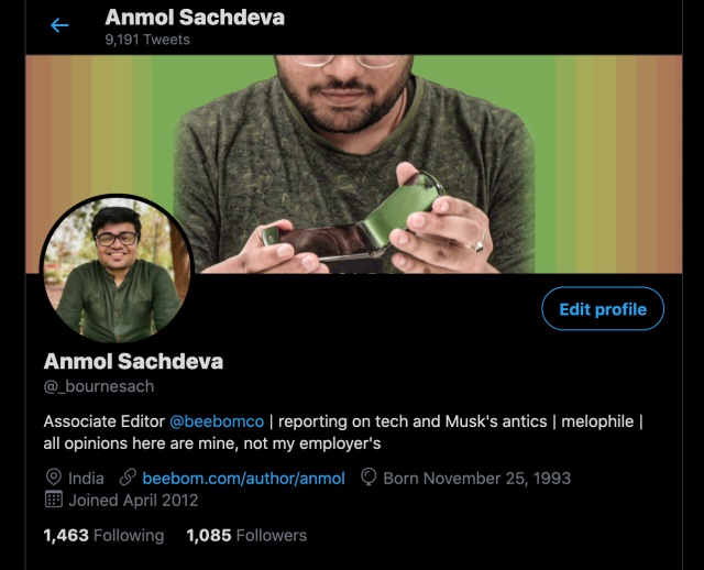 twitter verification - a complete profile is a must - how to get blue tick on Twitter