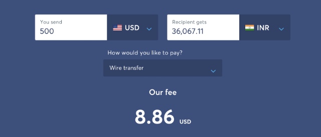 wise international transaction fees