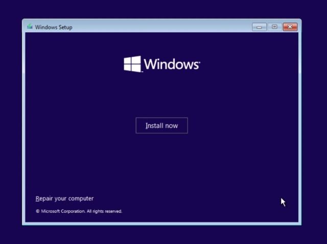 Install Windows 11 From USB
