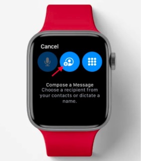 Add contacts to online apple watch