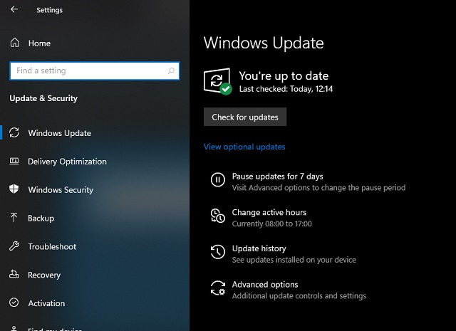 تحقق من وجود تحديثات windows 11