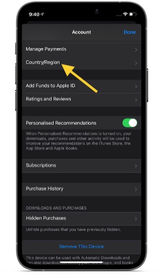 absorberende Synlig Afvigelse Can't Change App Store Country on iPhone? Here are 6 Fixes | Beebom