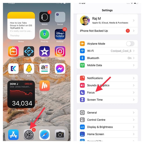 What Is Focus Mode and How to Use It in iOS 15 (2022) | Beebom
