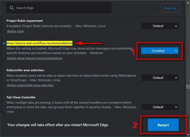 How to Disable  Use Recommended Browser Settings  Prompt in Microsoft Edge - 52