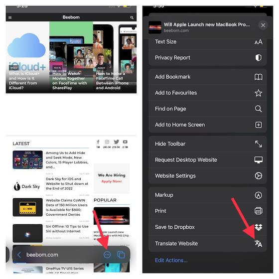 Browser Note and the process of building an iOS 15 Safari Extension