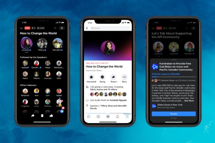 Facebook Launches 'Live Audio Rooms' Feature to Take on Clubhouse Beebom